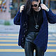  women's long openwork cardigan dark blue. Cardigans. CUTE-KNIT by Nata Onipchenko. My Livemaster. Фото №6