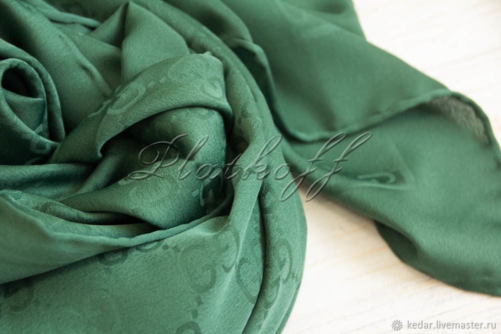 Women silk scarf made of Gucci fabric 