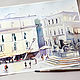 Картина Пьяцца Санта-Мария-ин-Трастевере в Риме. Картины. Дарья Парий/ художник. Ярмарка Мастеров.  Фото №5