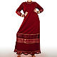 Длинное платье бохо. Тёплое. Обвязка кашемир-меринос. Boho. N.NATALE.N. Платья. N.NATALE.N Наталья Нечепуренко. Ярмарка Мастеров.  Фото №5