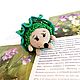 Order Handmade toys. Violet! Collection ' Flower hedgehogs!'. Cross stitch and beads!. Livemaster. . Stuffed Toys Фото №3