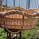 Wicker cradle 'Wave' hanging from the vine, cradle, swell, Cradles, Tambov,  Фото №1
