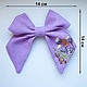 Bow Hairpin Linen - Embroidery Flowers. Hairpins. annetka-ann (annetka-ann). My Livemaster. Фото №4