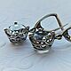 earrings: ' Kayla' - rhinestone, 925 silver. Earrings. masterskai. My Livemaster. Фото №6