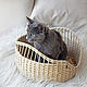 Couches: Bed wicker for cats. For a little dog, Lodge, St. Petersburg,  Фото №1