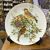 Винтаж handmade. Livemaster - original item Collector`s plate with birds, Coalport, 1989 (6389). Handmade.