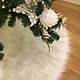Order SNOW SKIRT for Christmas tree-European decorative carpet for spruce. Mam Decor (  Dmitriy & Irina ). Livemaster. . New Year\\\\\\\'s compositions Фото №3