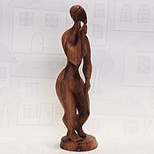 "Grandmother Yaga" (a statue of wood)