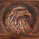 Backgammon carved 'Free eagle' big 60, Harutyunyan. Backgammon and checkers. H-Present more, than a gift!. Online shopping on My Livemaster.  Фото №2