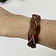 Leather bracelet braid. Braided bracelet. KullikovCraft. Online shopping on My Livemaster.  Фото №2