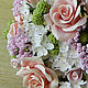 Wedding bouquet 'Pink lace'. Wedding bouquets. Flowesforever. My Livemaster. Фото №5