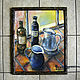 Oil painting in frame still life WITH JUGS. Pictures. pictures & decor of TanyaSeptember. Online shopping on My Livemaster.  Фото №2