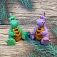 soap: Dragon with a cup of coffee. Soap. Dushamila 5 (krasivoe-myllo). Online shopping on My Livemaster.  Фото №2