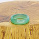 17 R-R Ring Green Tinted Agate (nkzta17), Rings, Gatchina,  Фото №1