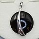 Silver pendant with 28 mm rauchtopaz, Pendants, Moscow,  Фото №1