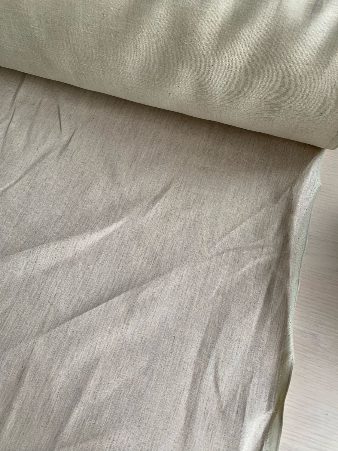 Лён-жаккард 100% «Слоновая кость» купить в интернет-магазине Ярмарка ...