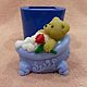Silicone mold for soap 'Bear takes a bath'. Form. anna-soap-city (soap-city). Online shopping on My Livemaster.  Фото №2