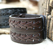 Украшения handmade. Livemaster - original item Leather bracelets 