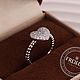 Золотое кольцо Сердце с бриллиантами. Кольцо на весь палец. FROLOF JEWELRY. Ярмарка Мастеров.  Фото №11