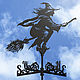 Weather vane on the roof ' Witch on a broom', Vane, Ivanovo,  Фото №1