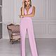 Jumpsuit with a cutout in the front. Jumpsuits & Rompers. buravovabrand. My Livemaster. Фото №4