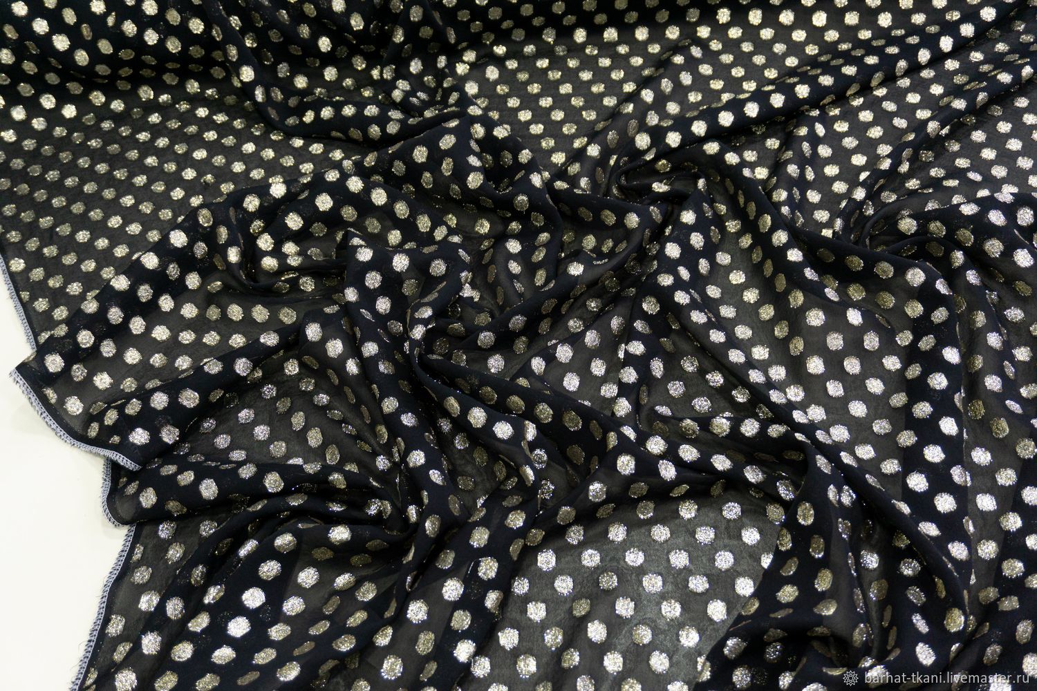 Шифон MM вискоза с люрексом купить в интернет-магазине Ярмарка Мастеров ...
