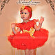 Order Baby dress 'Red Karal' Art.323. ModSister. Livemaster. . Childrens Dress Фото №3