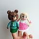 Order Finger theater Three bears Fairy tale heroes. sunnytoys-gifts. Livemaster. . Puppet show Фото №3