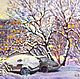 Oil painting 'Moscow yard', Pictures, Moscow,  Фото №1