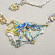  ' Blue bird wing', Necklace, Kurgan,  Фото №1