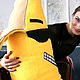 Огромный Банан прикольный подарок девушке на день рождения. Прикольные подарки. Лариса дизайнерская одежда и подарки (EnigmaStyle). Ярмарка Мастеров.  Фото №6