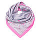 Silk jacquard scarf 95 by 95 cm, Fabric, Berdsk,  Фото №1