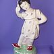 Dancing Chinese Girl Old China 1950s porcelain Figurine, Vintage statuettes, Saratov,  Фото №1
