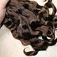 Order Natural hair for dolls (medium brown). Hair and everything for dolls. Livemaster. . Doll hair Фото №3