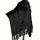 Order Classic knitted mink stole black. Meha-Market. Livemaster. . Wraps Фото №3