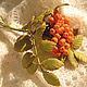 Leather flowers. Decoration brooch pin ROWAN. Brooches. Irina Vladi. My Livemaster. Фото №5