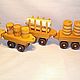 Wooden car big Train. Rolling Toys. Shop Grizunok teether. Online shopping on My Livemaster.  Фото №2