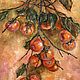 Oil painting Ripe Persimmon, Pictures, Zelenograd,  Фото №1