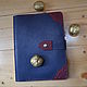 Leather notebook with rings A5. Notebooks. crecca. Online shopping on My Livemaster.  Фото №2