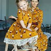 Работы для детей, handmade. Livemaster - original item Children`s dress with petticoat 
