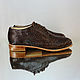 Order Oxfords from Python REINE. Exotic Workshop Python Fashion. Livemaster. . Oxfords Фото №3