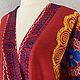 Узбекский чапан (кафтан, кимоно) из винтажного вышитого сюзане (0530). Пальто. Artbox-samarkand. Ярмарка Мастеров.  Фото №7