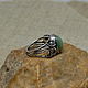 Order Fancy ring with green jade. Kooht. Livemaster. . Ring Фото №3