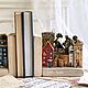 Держатели для книг "Французские улочки" домики дрифтвуд арт, Элементы интерьера, Сочи,  Фото №1