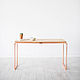 Table console made of copper AL-T-001, Tables, Moscow,  Фото №1
