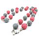 Order Beads 'Gray-pink', beads, beads necklace. Beaded jewelry. Livemaster. . Beads2 Фото №3