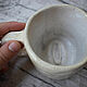 Beige Yoni mug. Mugs and cups. RognedaCraft - gifts with soul. Online shopping on My Livemaster.  Фото №2