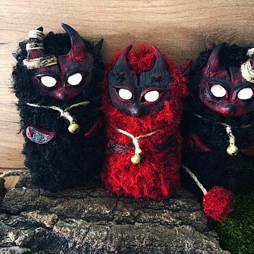 Куклы и игрушки ручной работы. Ярмарка Мастеров - ручная работа Чертёнок. Handmade.