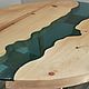 TABLES: Solid cedar table with glass. Tables. Joinery in Altai. My Livemaster. Фото №4