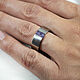 Titanium ring with Amethyst. Rings. asgdesign. My Livemaster. Фото №5